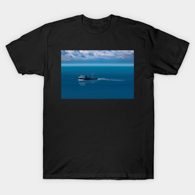 fishing Boat T-Shirt by oreundici